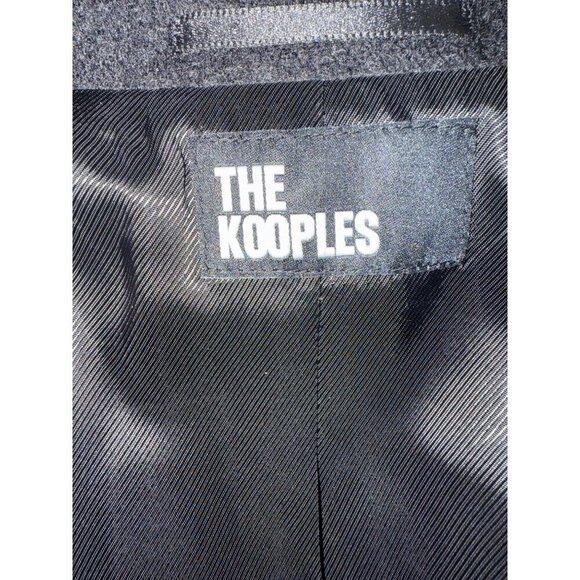 The Kooples Men’s Gray Double-Breasted Wool Blend Overcoat Size FR 46/US‎ 36 - Picture 14 of 16